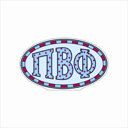 GTW-101 PBP Oval | 0.75Acrylic Contour