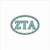 GTW-104 ZTA Oval | 0.75Acrylic Contour