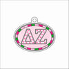 GTW-105 Delta Zeta Oval Ornament | 0.25Acrylic Ornament
