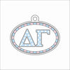 GTW-112 DEEGEE Oval Ornament | 0.25Acrylic Ornament