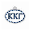 GTW-114 KKG Oval Ornament | 0.25Acrylic Ornament