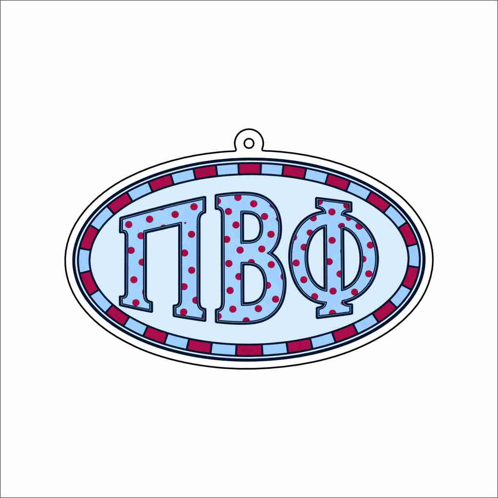 GTW-129 PBP Oval Keychain | 0.125Acrylic Keychain