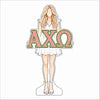 GTW-133 Alpha Chi Omega Blonde | 0.75Acrylic Contour