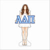 GTW-136 Alpha Delta Pi Brunette | 0.75Acrylic Contour