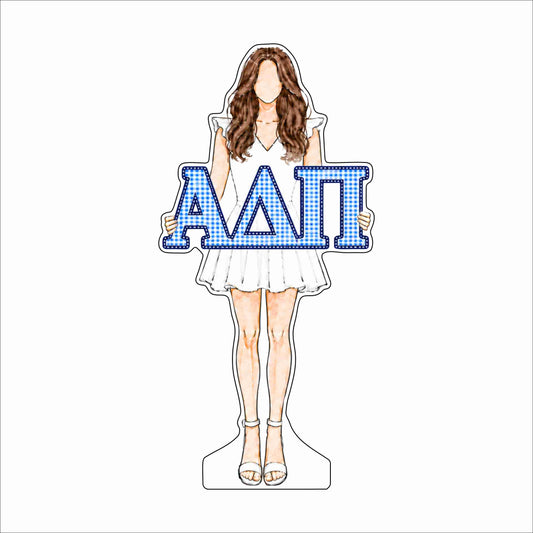 GTW-136 Alpha Delta Pi Brunette | 0.75Acrylic Contour