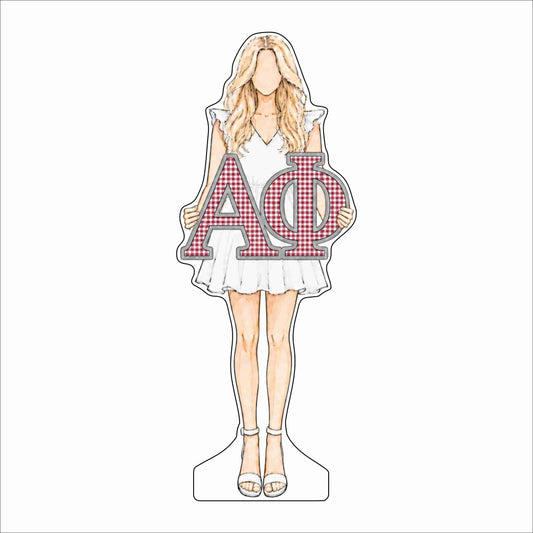 GTW-137 Alpha Phi Blonde | 0.75Acrylic Contour
