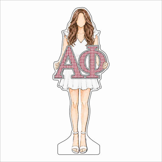 GTW-138 Alpha Phi Brunette | 0.75Acrylic Contour