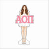 GTW-140 AOPi Brunette | 0.75Acrylic Contour