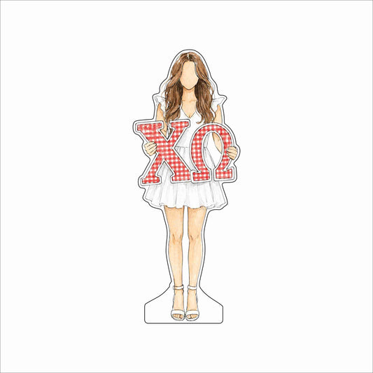 GTW-142 Chi O Brunette | 0.75Acrylic Contour