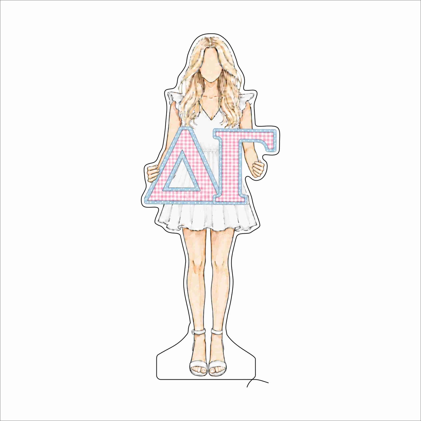 GTW-143 Delta Gamma Blonde | 0.75Acrylic Contour