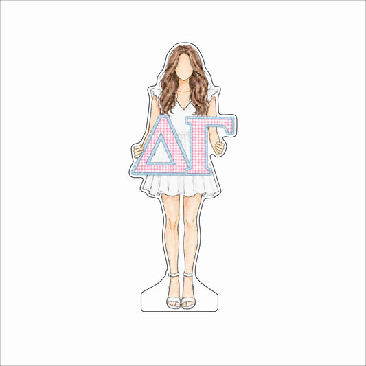 GTW-144 Delta Gamma Brunette | 0.75Acrylic Contour