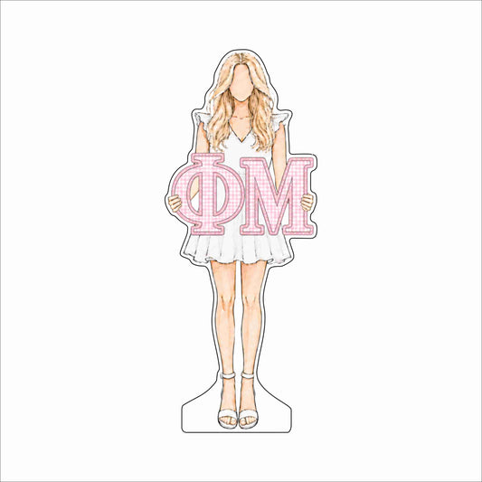 GTW-149 Phi Mu Blonde | 0.75Acrylic Contour