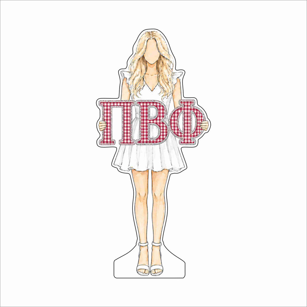 GTW-151 Pi Beta Phi Blonde | 0.75Acrylic Contour