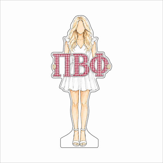 GTW-151 Pi Beta Phi Blonde | 0.75Acrylic Contour
