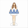 GTW-154 Tri Delta Brunette | 0.75Acrylic Contour