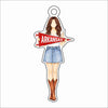 GTW-164 Arkansas Brunette Ornament | 0.25Acrylic Ornament