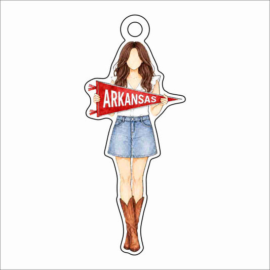 GTW-164 Arkansas Brunette Ornament | 0.25Acrylic Ornament