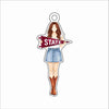 GTW-166 State Brunette Ornament | 0.25Acrylic Ornament