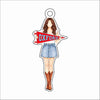 GTW-168 Oxford Brunette Ornament | 0.25Acrylic Ornament