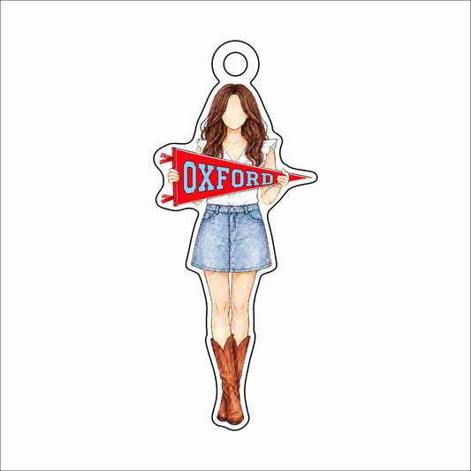 GTW-168 Oxford Brunette Ornament | 0.25Acrylic Ornament