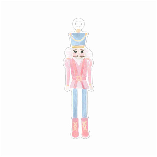 GTW-169 Blue Pink Nutcracker Ornament | 0.25Acrylic Ornament