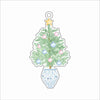 GTW-170 Blue Pink Christmas Tree Ornament | 0.25Acrylic Ornament