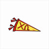 GTW-180 Chi Omega Pennant | 0.75Acrylic Contour