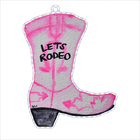 Let's Rodeo | 0.25in. Door Hanger | Pack of 1 (Minimum of 36)