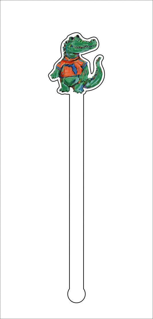 CMS-546-C4 Gator Drink Stirrer Set | 0.125Acrylic Stirrer | Set of 4