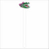 CMS-631-C4 Gator Girl Drink Stirrer | 0.125Acrylic Stirrer | Set of 4