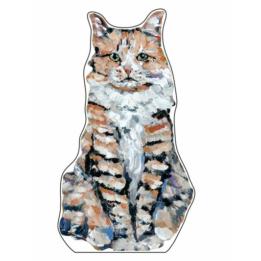 Ginger Striped Cat | 0.75in. Acrylic Shelfie | Case of 25
