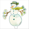 Gingham Snowman | 0.25in. Acrylic Floral