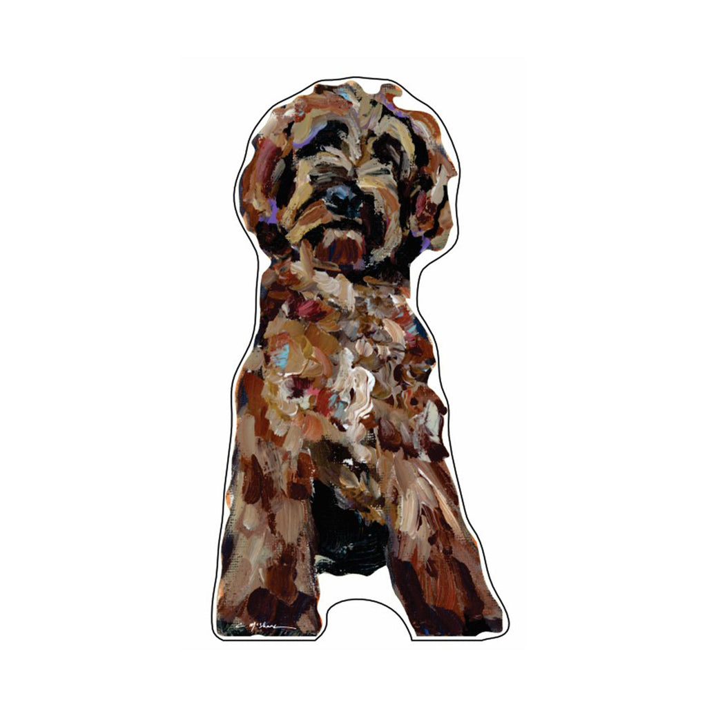 Goldendoodle Red | 0.50in. Acrylic Mini | Case of 25