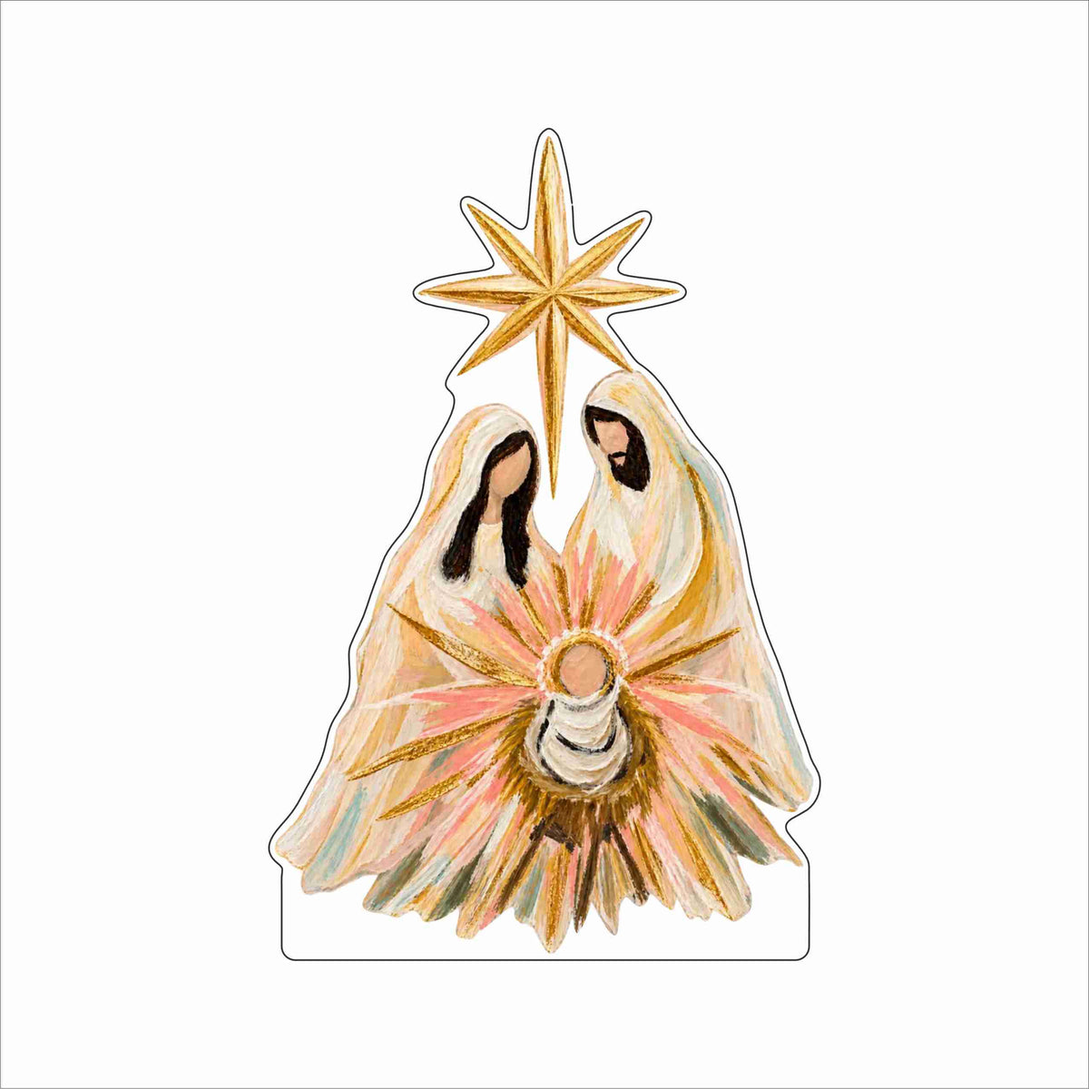 HEO-004 Nativity | 0.75Acrylic Contour
