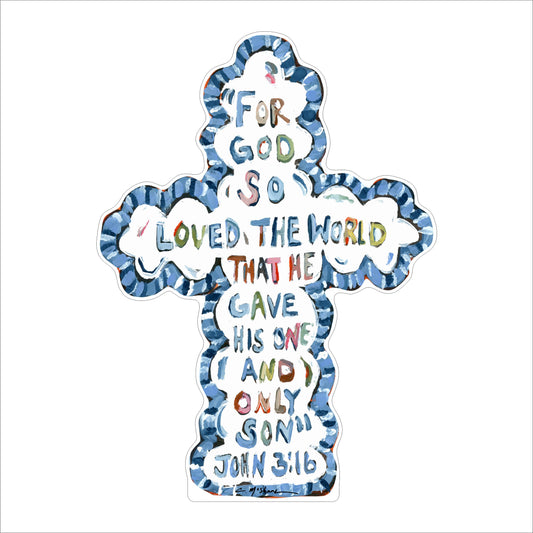 He Saved Cross | 0.75in. Acrylic Cutout | Case Bundle any 10+ (Pack of 1)