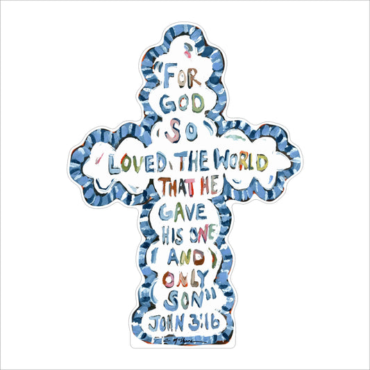 He Saved Cross | 0.75in. Acrylic Shelfie | Case of 25