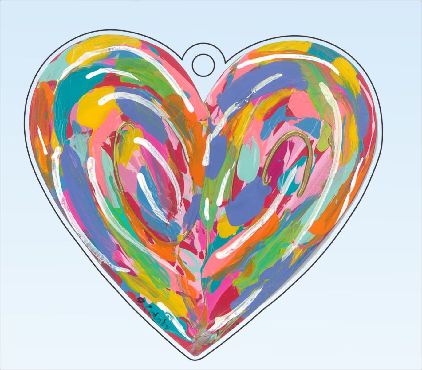 ECA-012 Heart | 0.75Acrylic Contour |