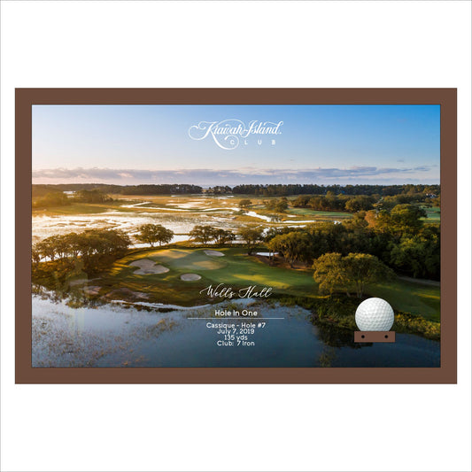 Kiawah Island Club - Cassique | Hole in One Shadowbox | Hole 7