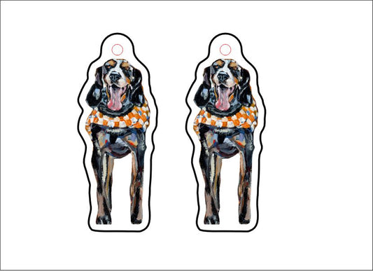 CMS-531-C10 Hound Earring  | 0.125Acrylic Earrings | Set of 10