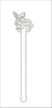 CMS-560-C4 Hunny Bunny Drink Stirrer Set| 0.125Acrylic Stirrer | Set of 4