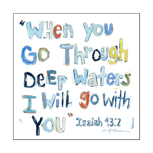 Isaiah Blue 5.5x5.5 | 0.75in. Acrylic Shelfie | Case of 25