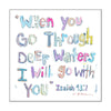 Isaiah Pink 5.5x5.5 | 0.75in. Acrylic Cutout | Case Bundle any 10+ (Pack of 1)