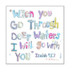 Isaiah Pink 5.5x5.5 | 0.75in. Acrylic Shelfie | Case of 25