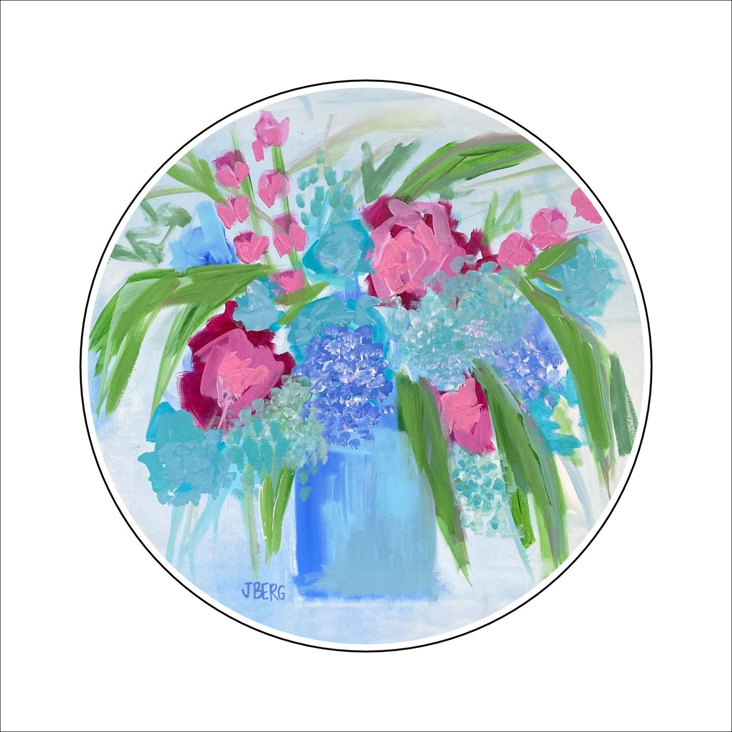 Floral Coasters | 0.25" Acrylic With Cork | Case Bundle any 4+ sets (Pack of 4)