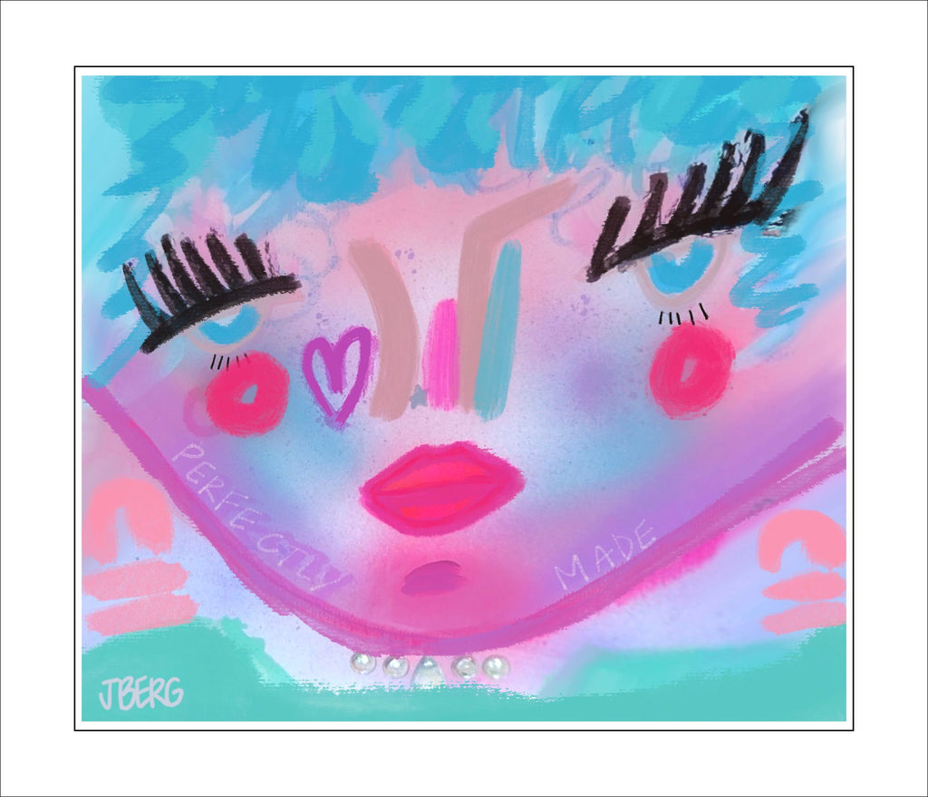 JBA-004 Perfectly Made Block | 0.75in. Acrylic Cutout 5x5 | Single
