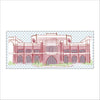 JBA-007 OU Stadium | 0.75in. Acrylic Cutout 3x7 | Single