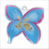 JBA-008 Butterfly Ornament | 0.25in. Acrylic Ornament | Single