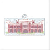 JBA-009 OU Stadium Ornament | 0.25in. Acrylic Ornament | Single