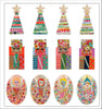 Christmas Stickers | Sticker Set | Case of 10 (Mix & Match)