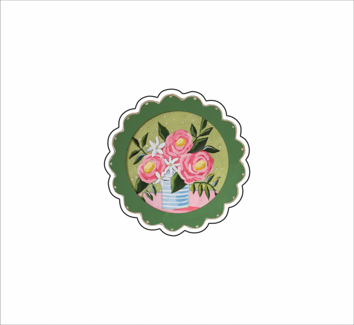 JJJ-008 Mind Your Posies Magnet | 0.125Acrylic Magnet |